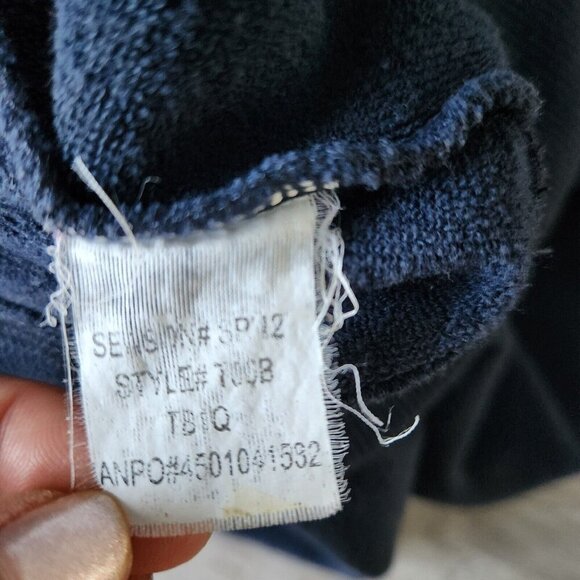 Jansport Vintage Sweatshirt Large Cowl Neck Blue FIU Panthers Florida University - Picture 6 of 11